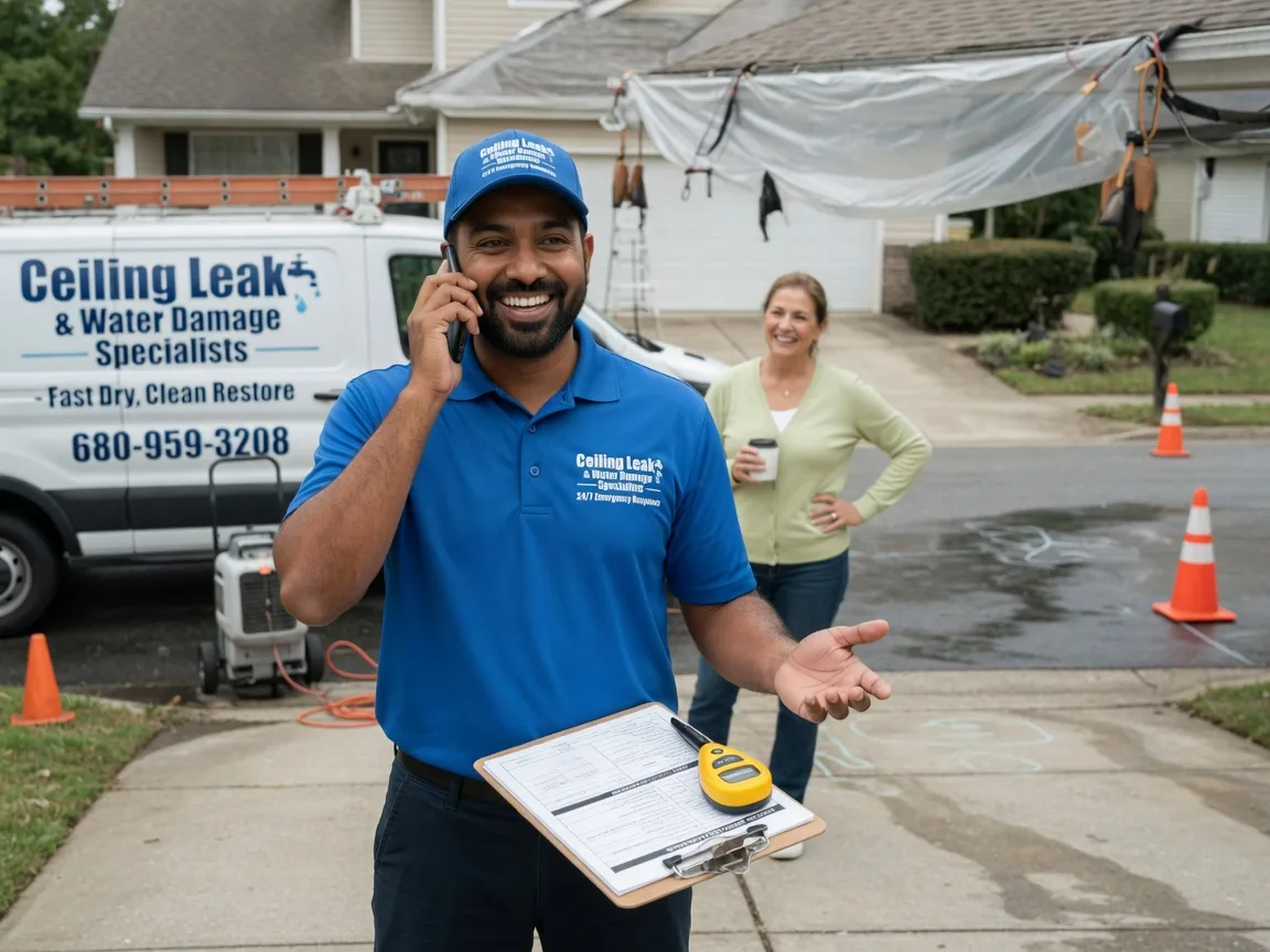 Ceiling Leak Cleanup Park Hills, MO FAQs